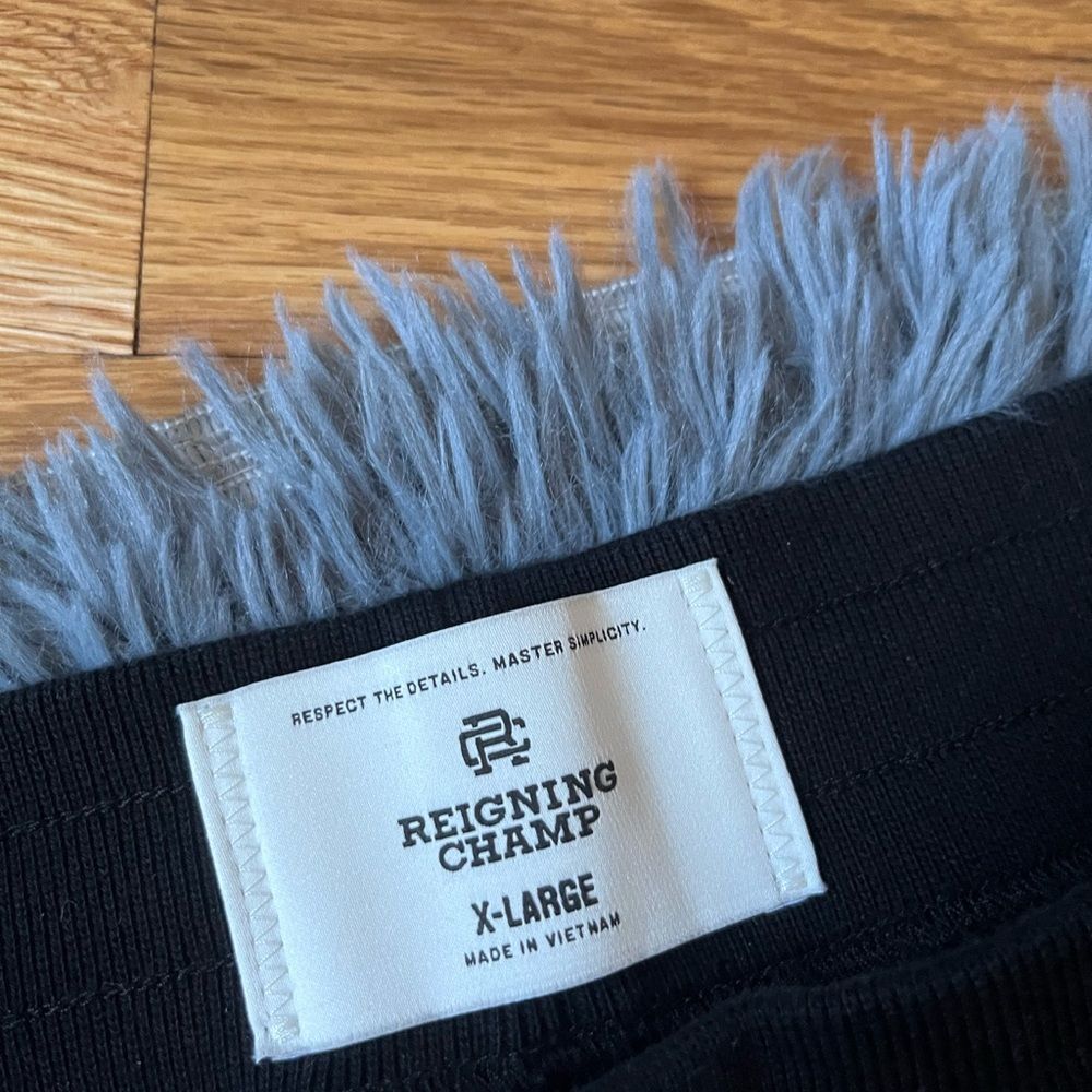 Reigning Champ Black Men's Midweight Terry Standard Sweatpant Size XL - Picture 3 of 6